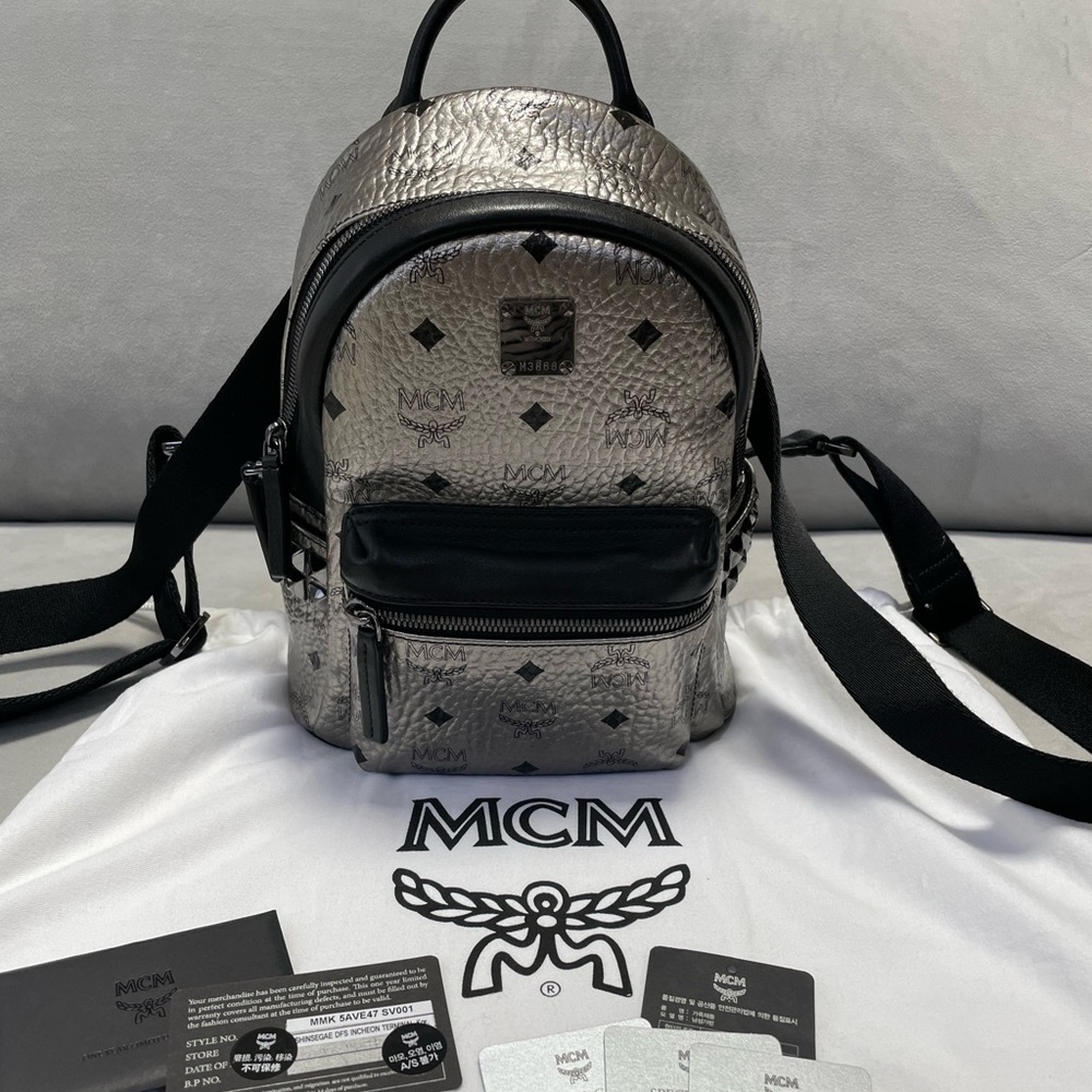MCM Stark side stud small backpack